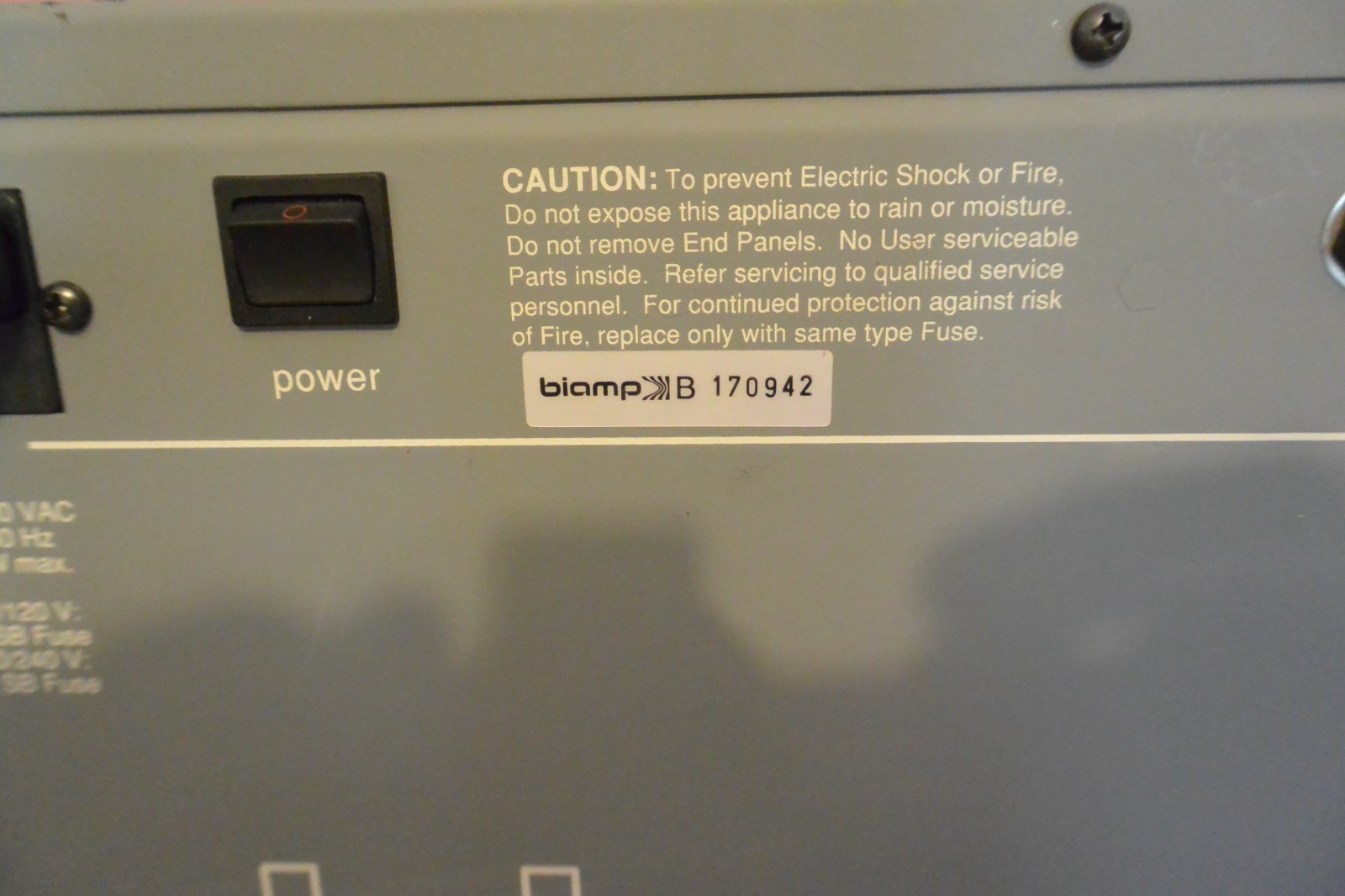 Biamp MixPak Plus Multi-Channel Powered Mixer 6/300