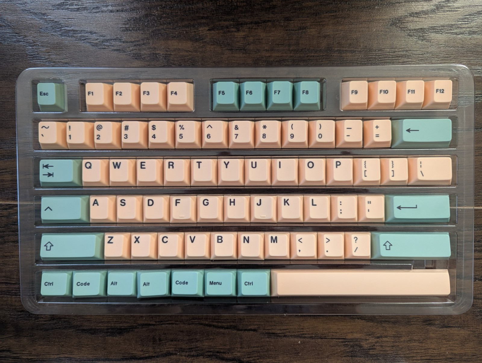 New Drop Hami Melon Full Keycap Set- Cherry Profile/PBT Dyesub