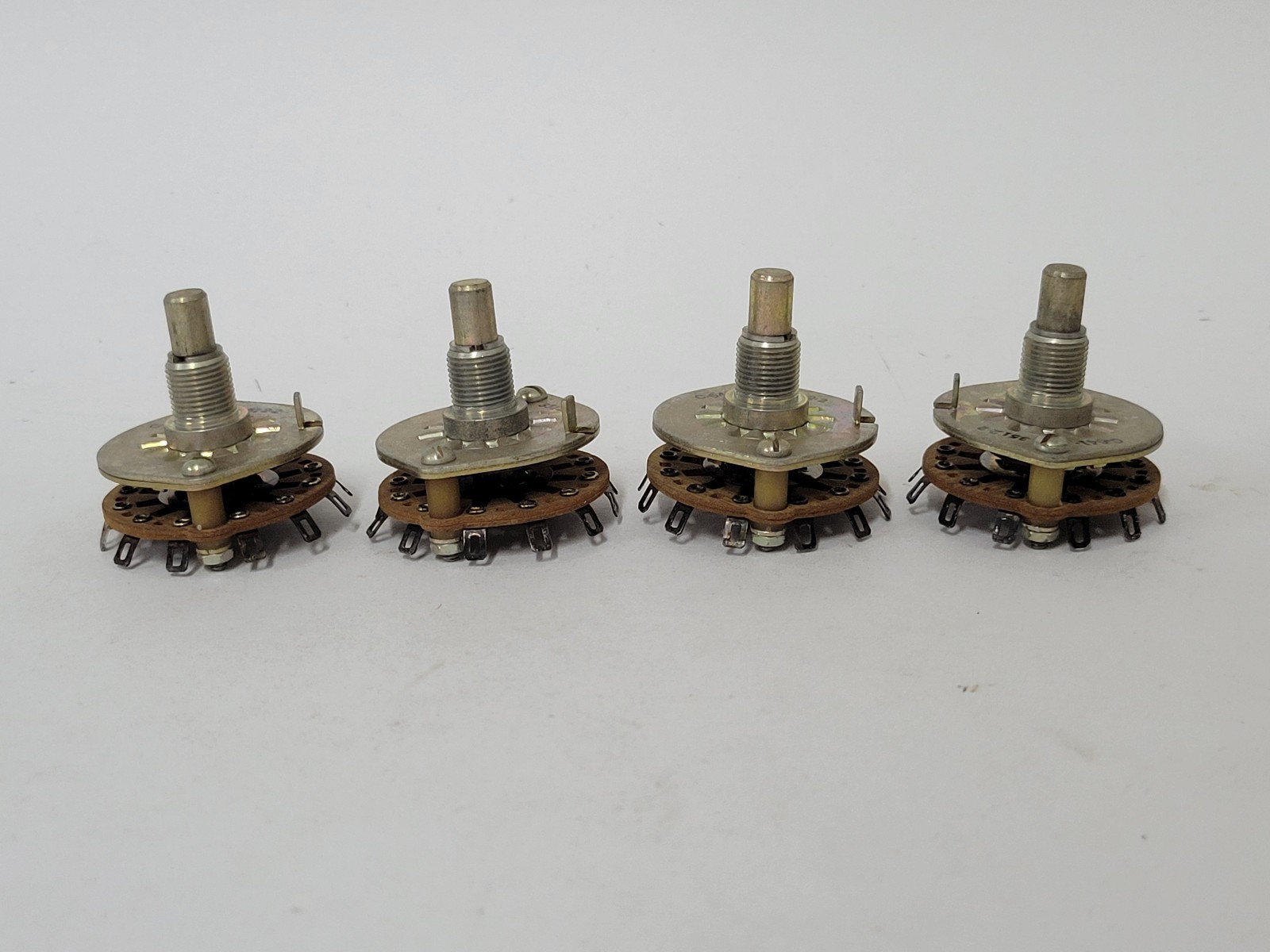 4X Ledex 7 position 1 pole rotary switch - new old stock - please read