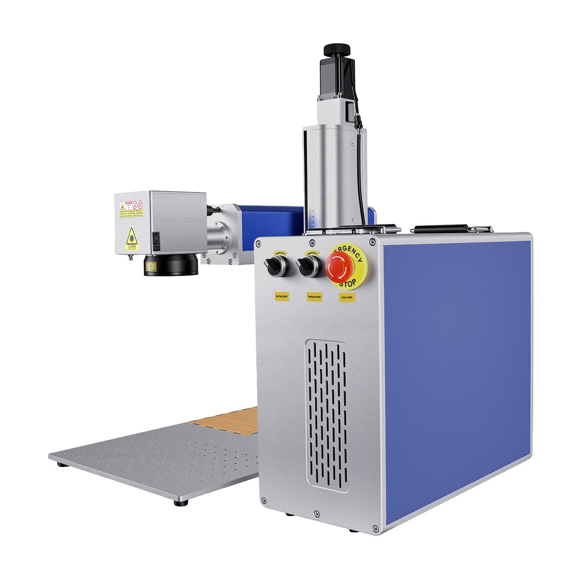 2.5D 200W JPT M7 Mopa Fiber Laser Marking Machine Metal Deep Relief Engraving
