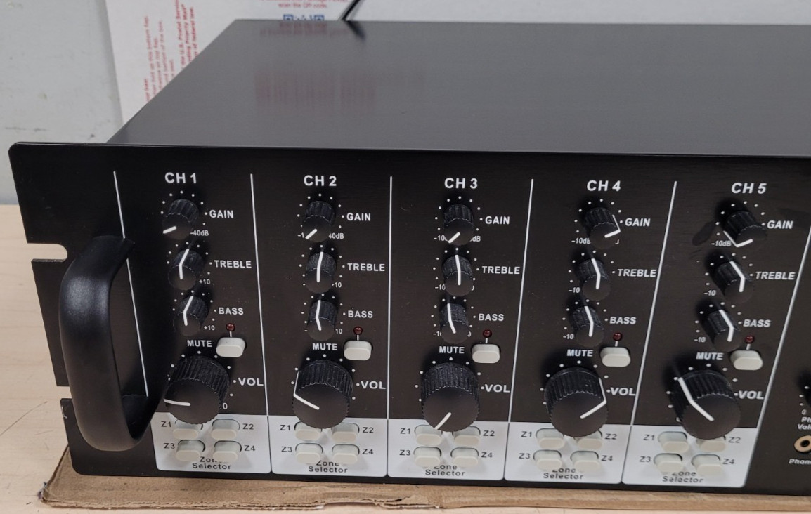 SPECO TECHNOLGIES PL200M AMPLIFIER (POWERS ON!)