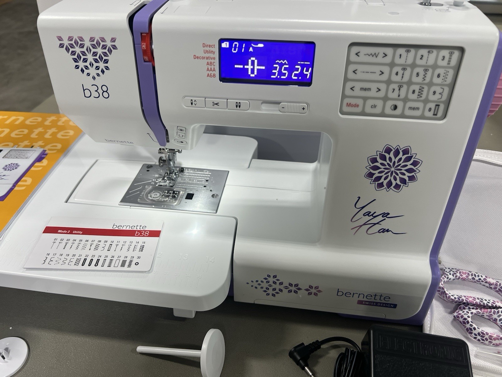 Bernina Bernette B38 Yaya Han Edition Computerized Sewing Machine