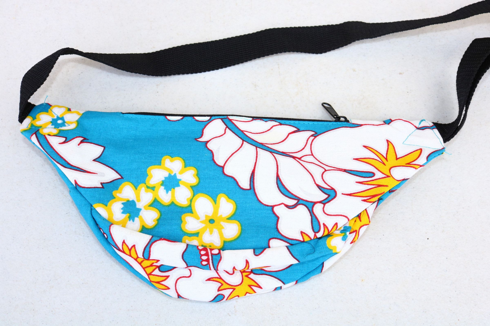 Bag PACK WAIST Fanny Belt Small Vintage Miami Beach Blue Yellow COSPLAY props XP