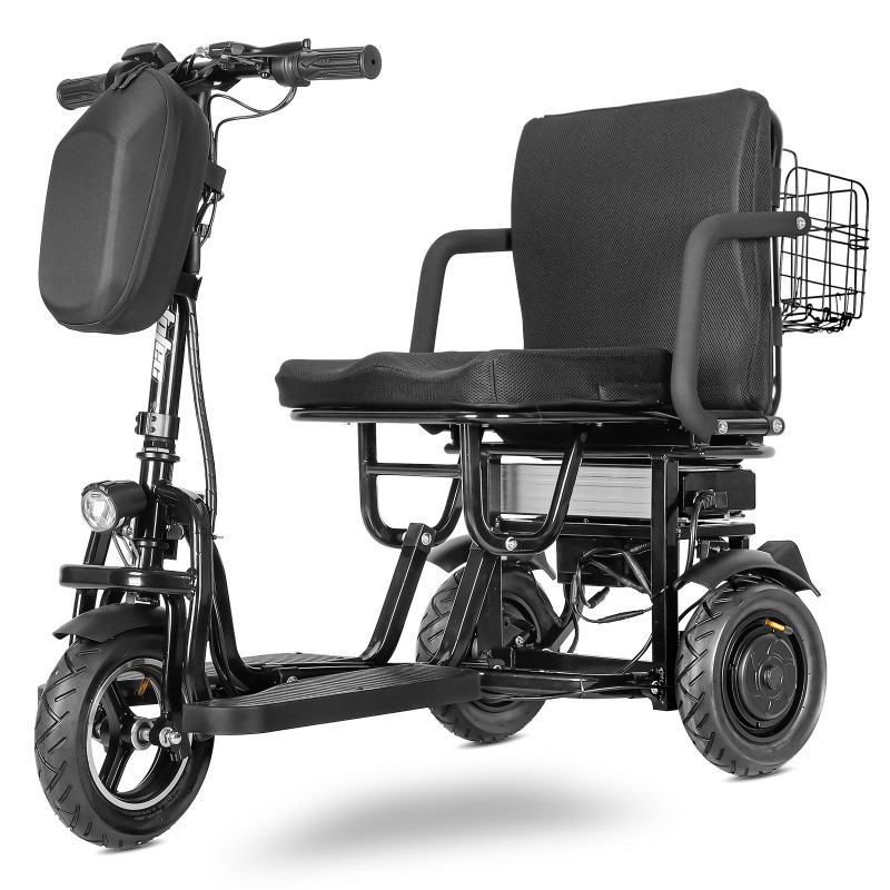 Travel Mobility Scooter 700W 3-Wheels Folding Electric Portable Scooter 20 Miles