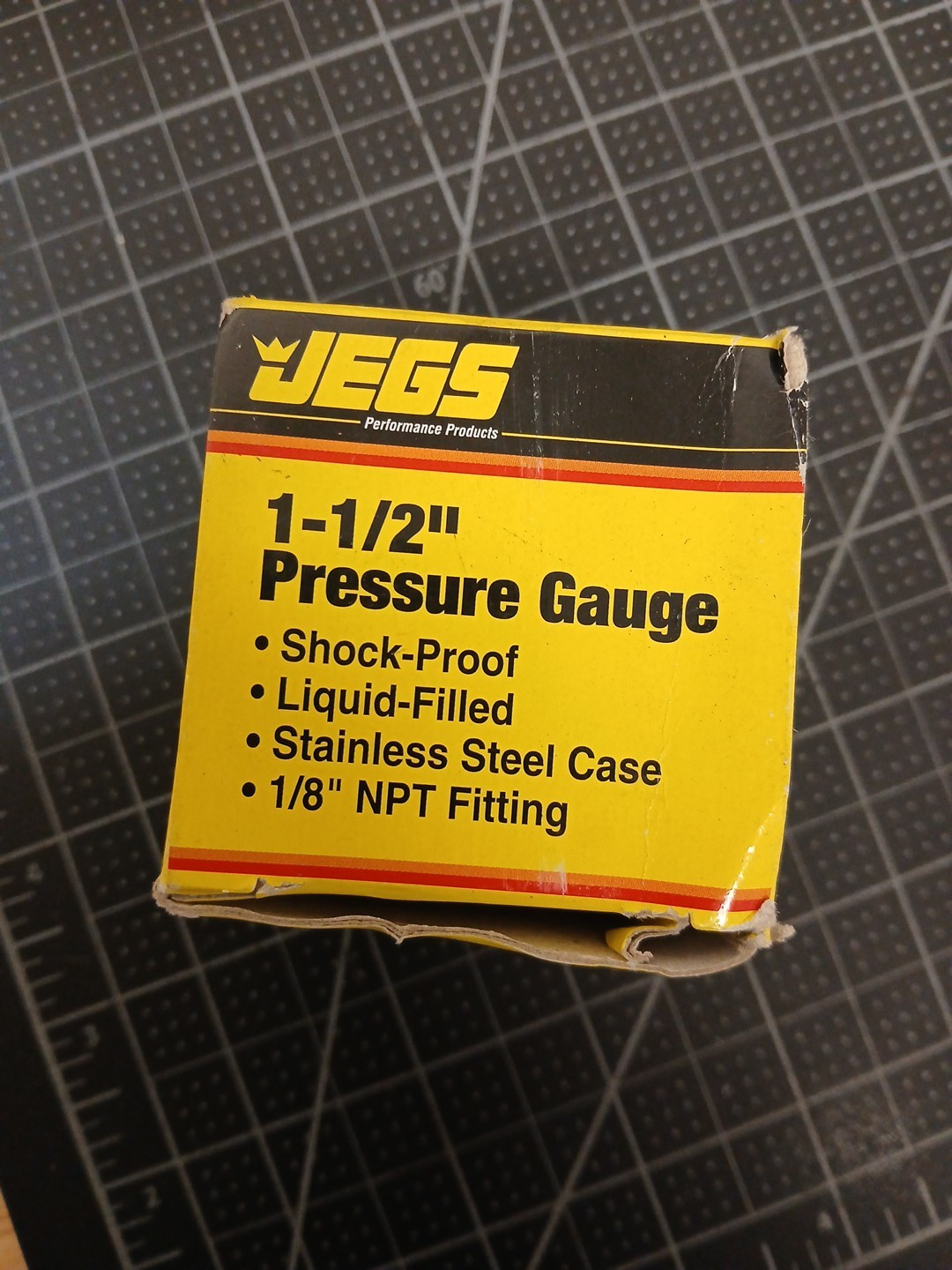JEGS 41543 Fuel Pressure Gauge