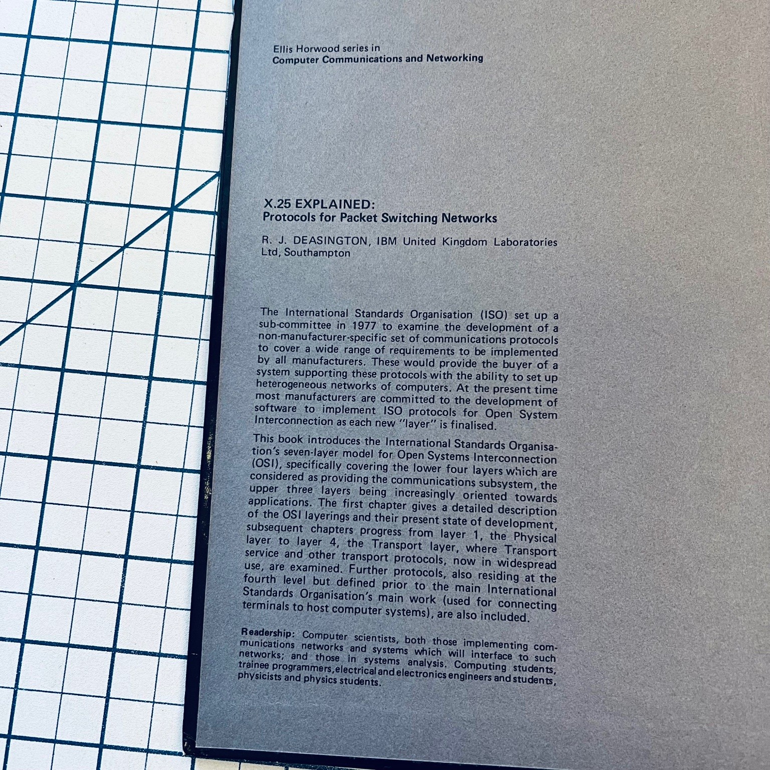 IBM X.25 Explained Protocols Packet Switching Networks 1986 Deasington Computing