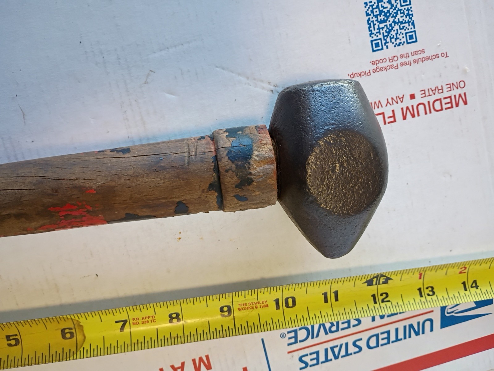 HELLER FARRIER'S CAT HEAD TURNING HAMMER-BLACKSMITH