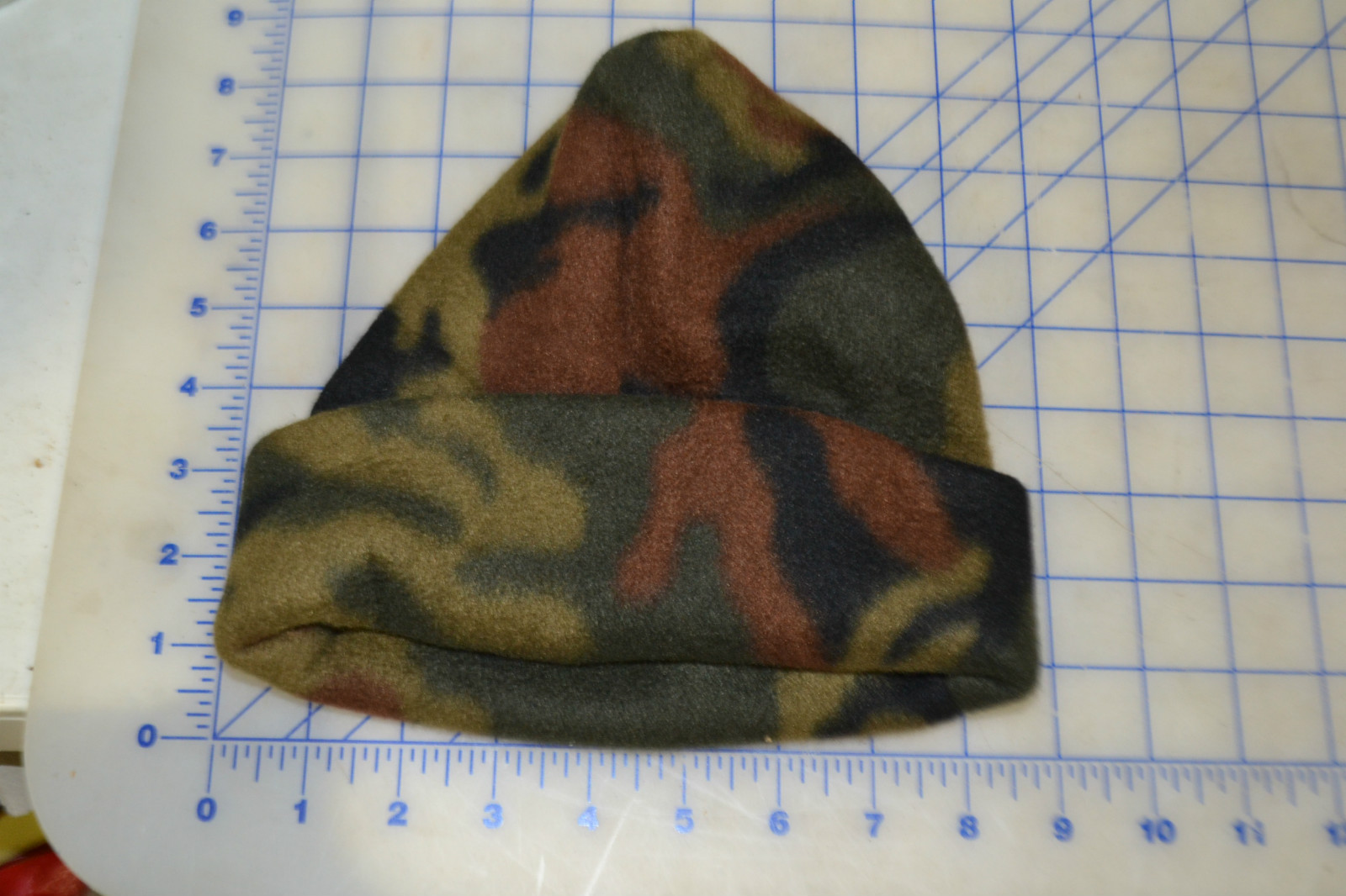 *KIDS SIZE made in USA woodland fleece watch cap winter cold weather BDU
