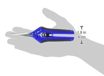 HFS 5PC Softouch Micro-Tip Pruning Snip, Leaf Trimmer, ScissorQuick Pruning Snip