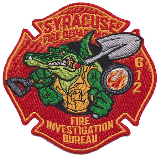 Syracuse Fire Investigation Bureau Fire Patch NEW ..