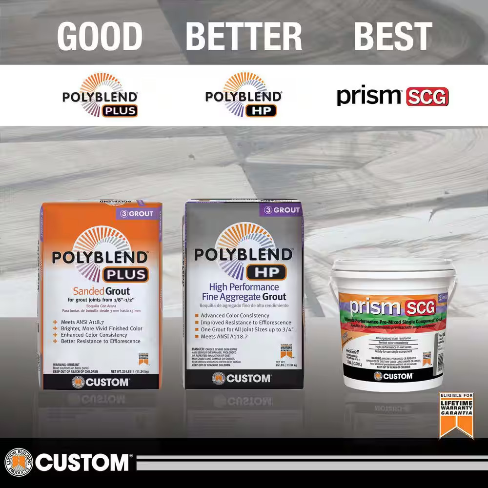 Polyblend HP #643 Warm Gray 25 Lbs. High Performance Fine Aggregate Grout