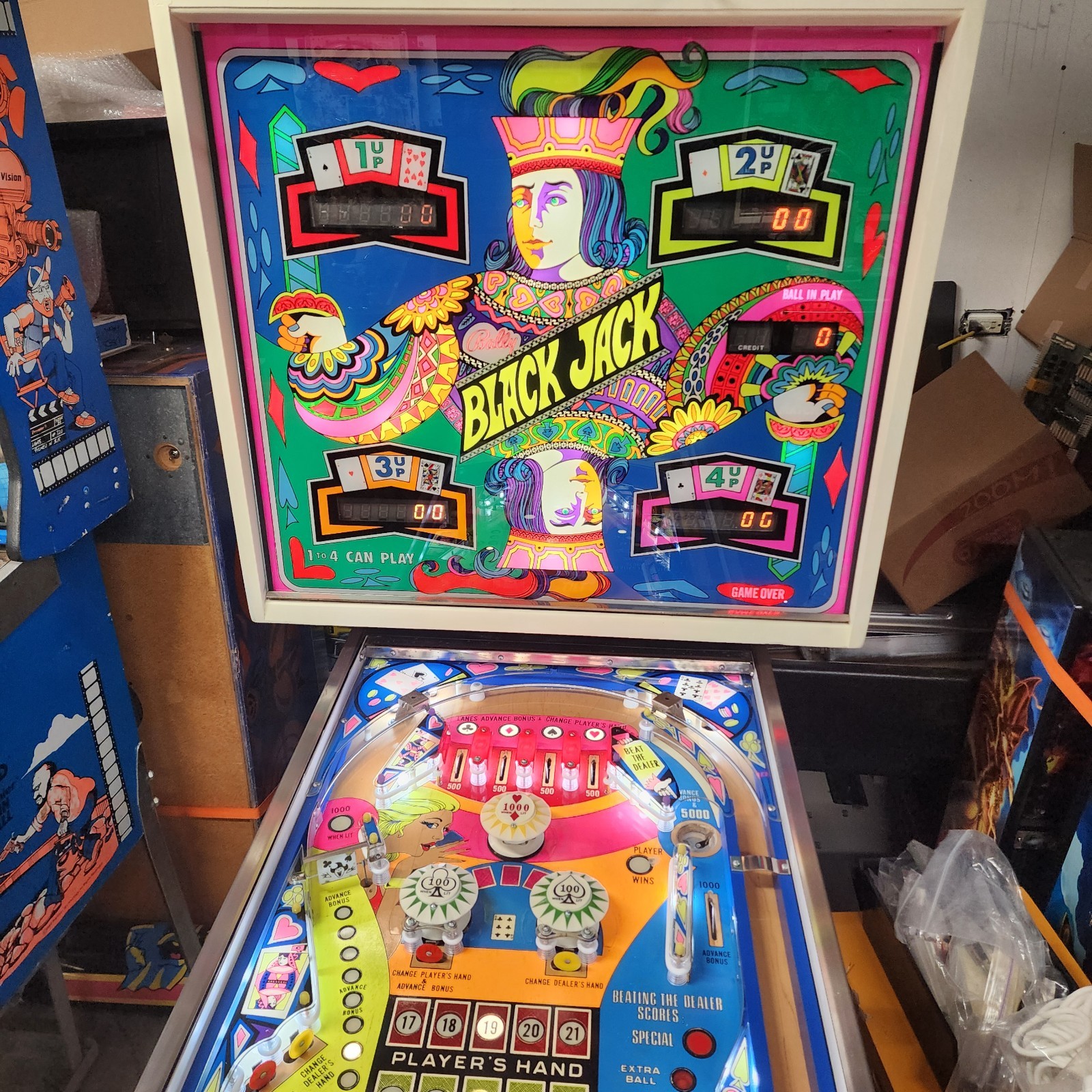 Williams Black Jack Pinball