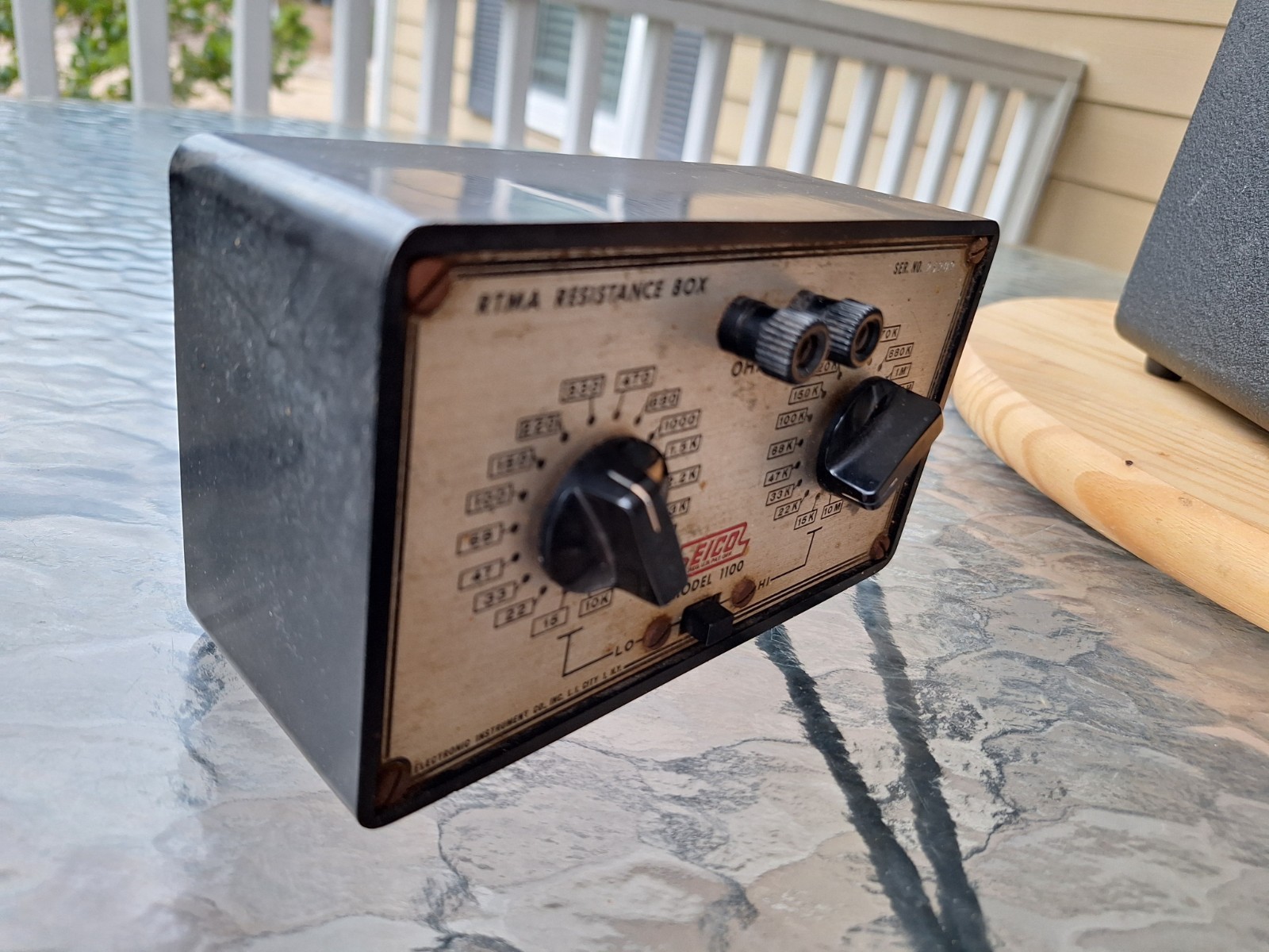 EICO MODEL 1100 RTMA Resistance Box Untested