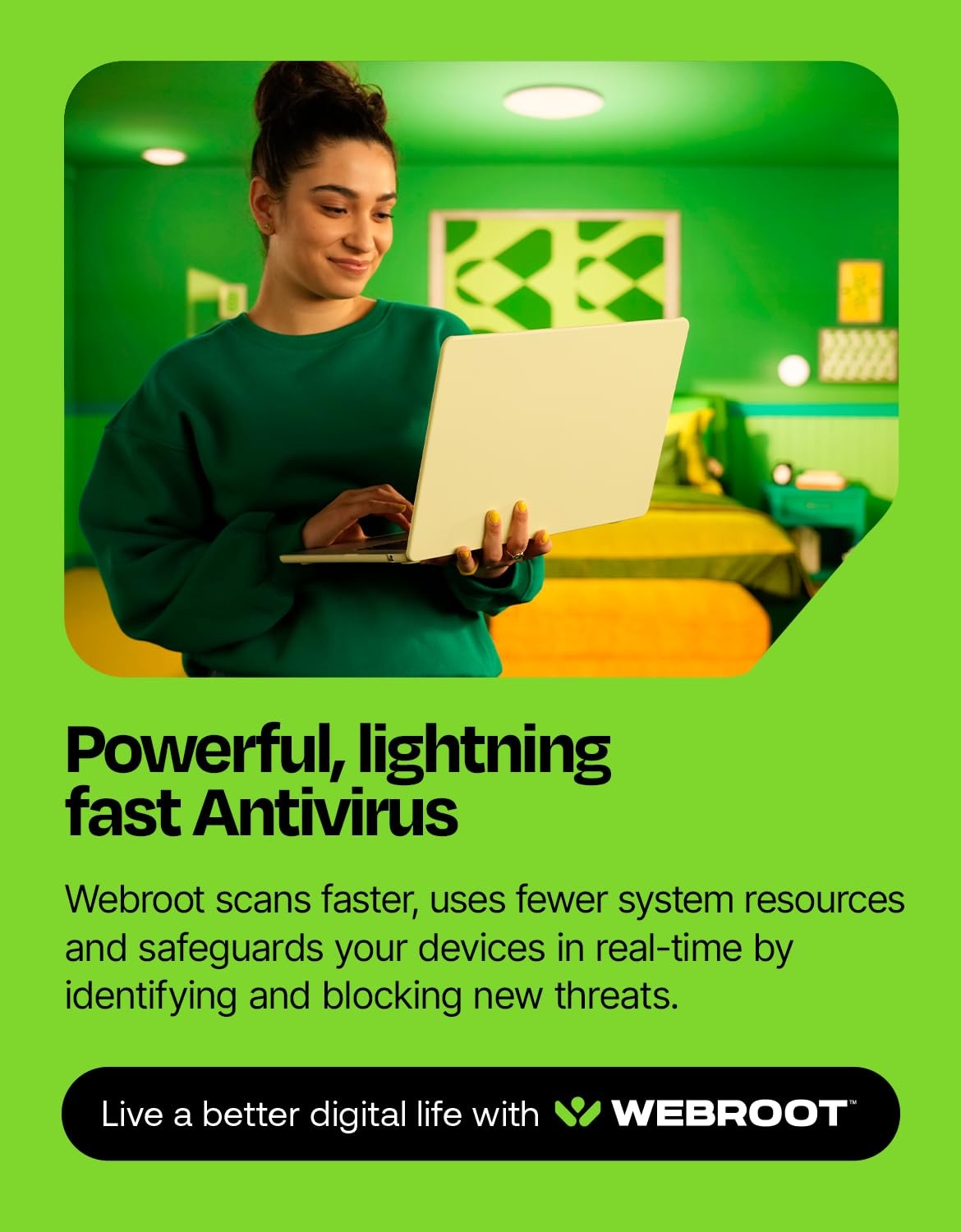 Webroot Internet Security Plus Antivirus Software 2026 3 Device 1 Year...