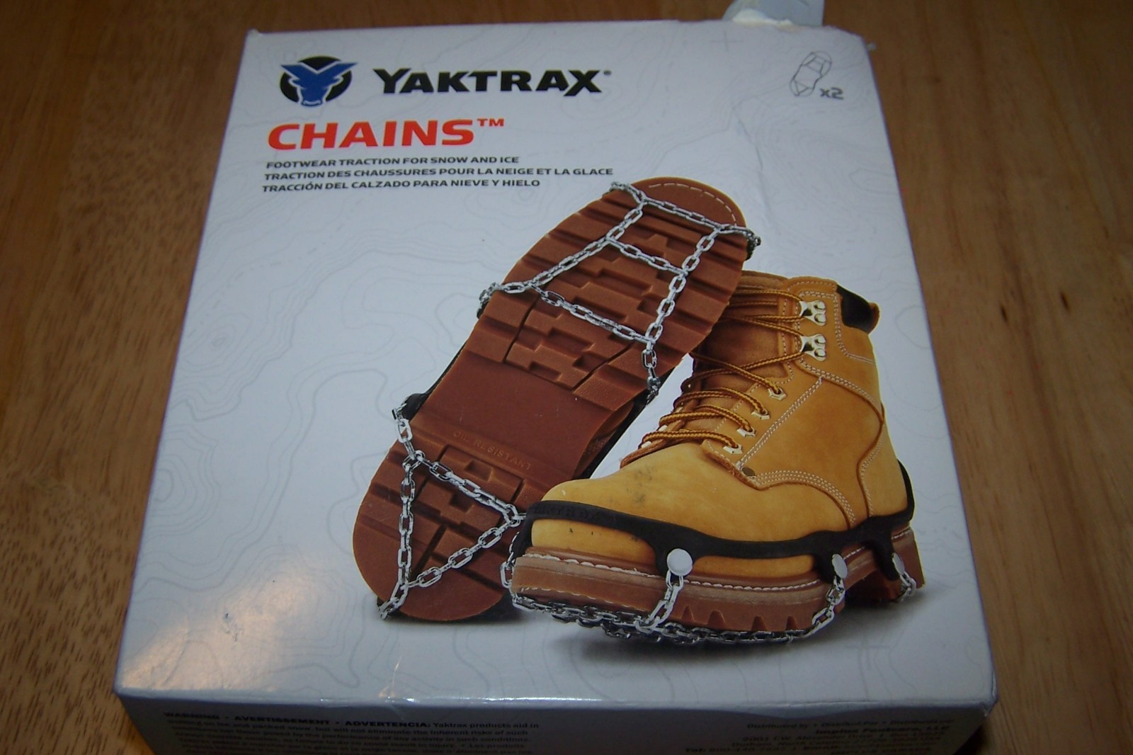 NIB Yaktrax Full-Foot Traction on Ice, Snow SIZE XL