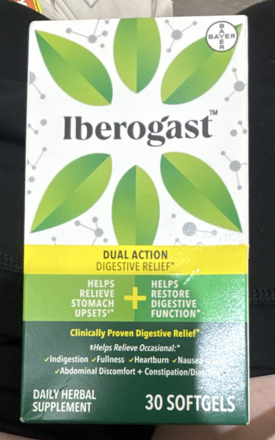 Iberogast Dual Action Digestive Relief Softgels 30 Count 100 mg