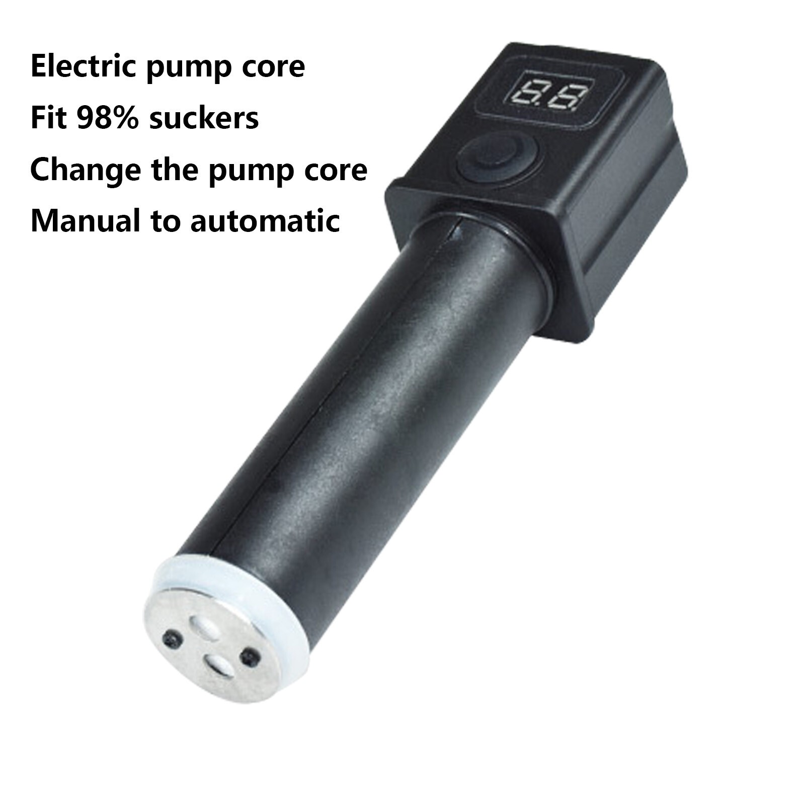 900mAh LED Automatic Pressure Electric Vacuum Pump Core Sucker Cup Split Type-fH
