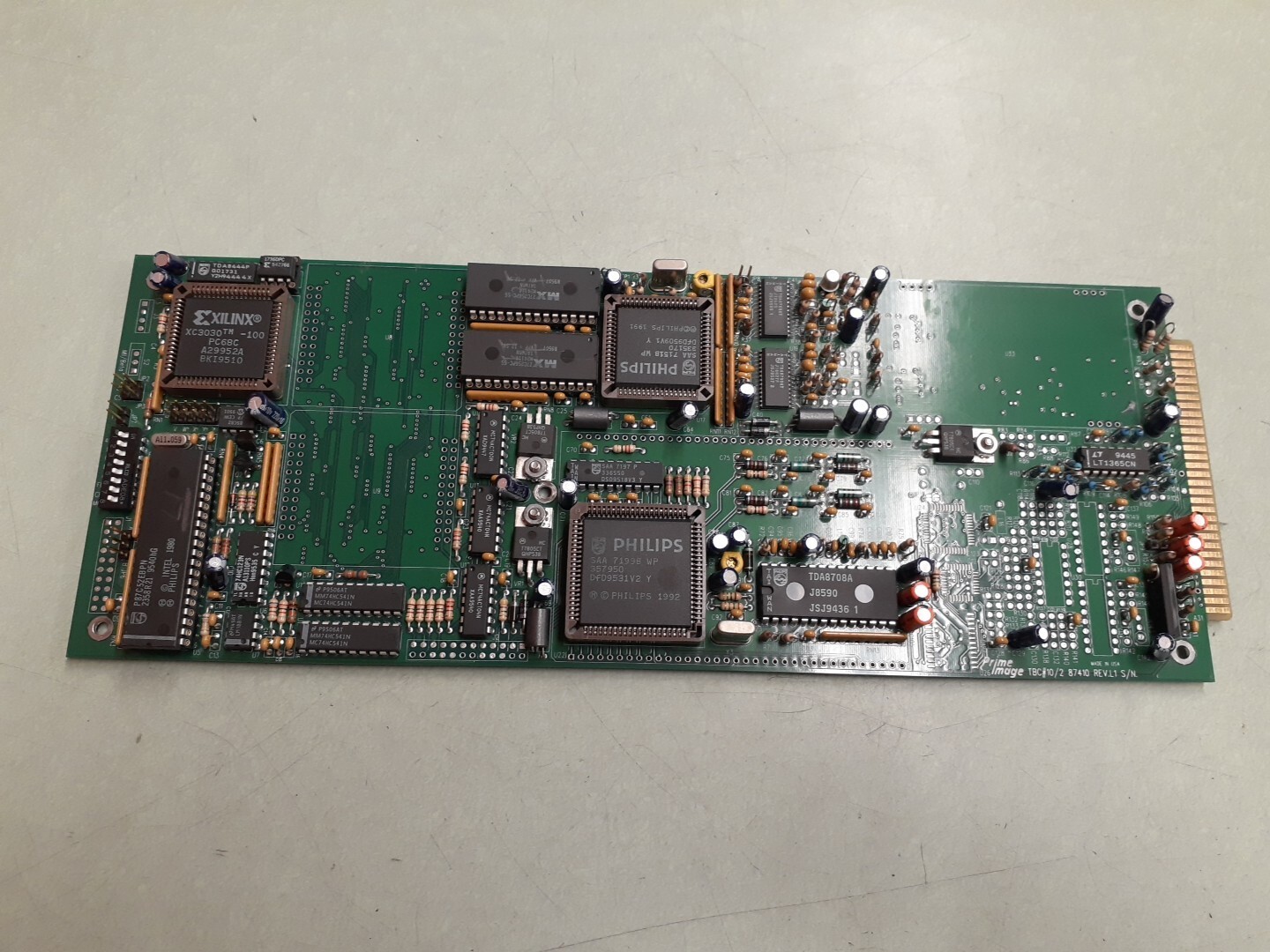 PRIME IMAGE 10XII TBC 10/2 87410 REV L1 Motherboard -No Back Connector- See Pics