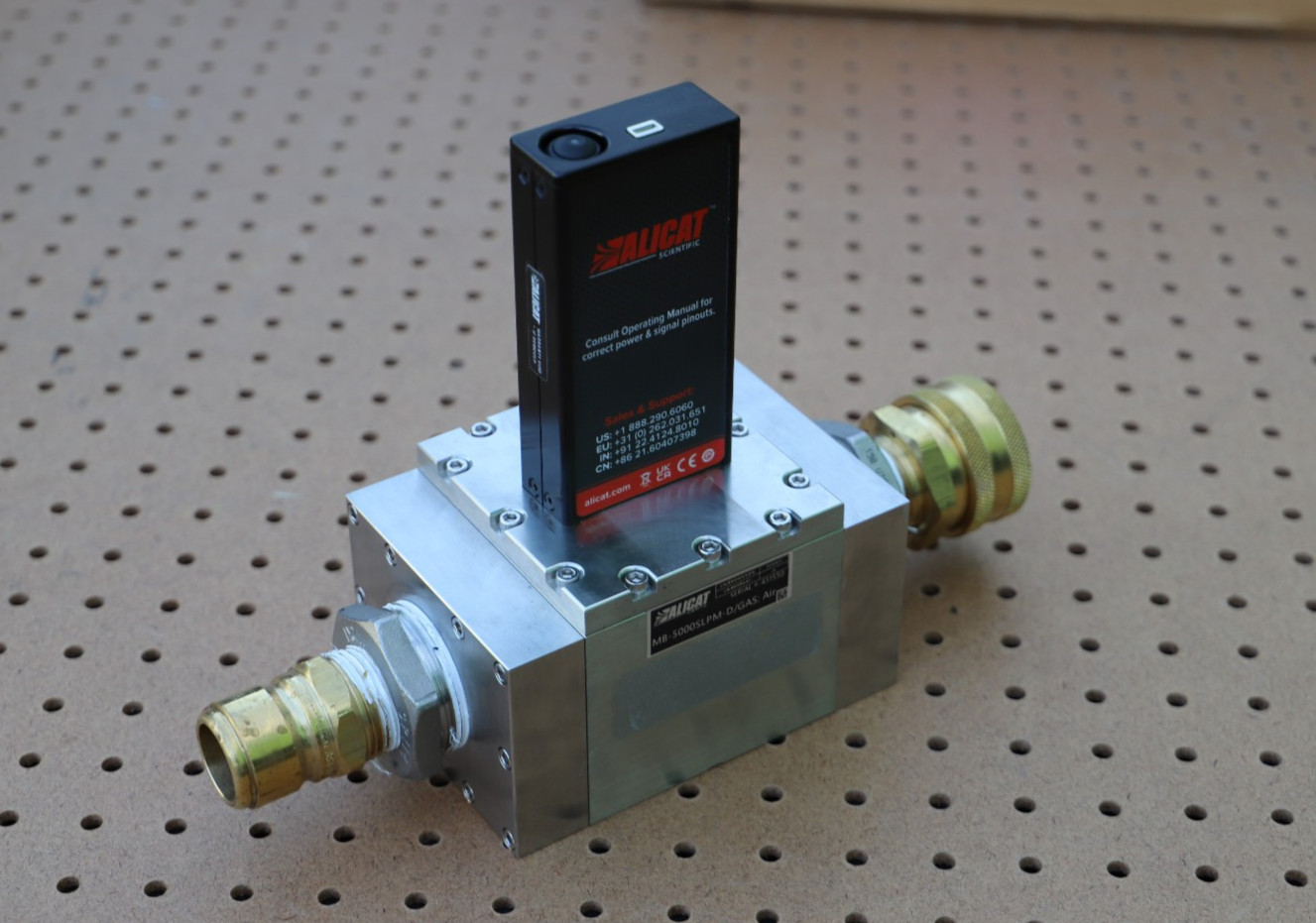 ALICAT SCIENTIFIC MB-5000SLPM-D/GAS: AIR FLOW METER