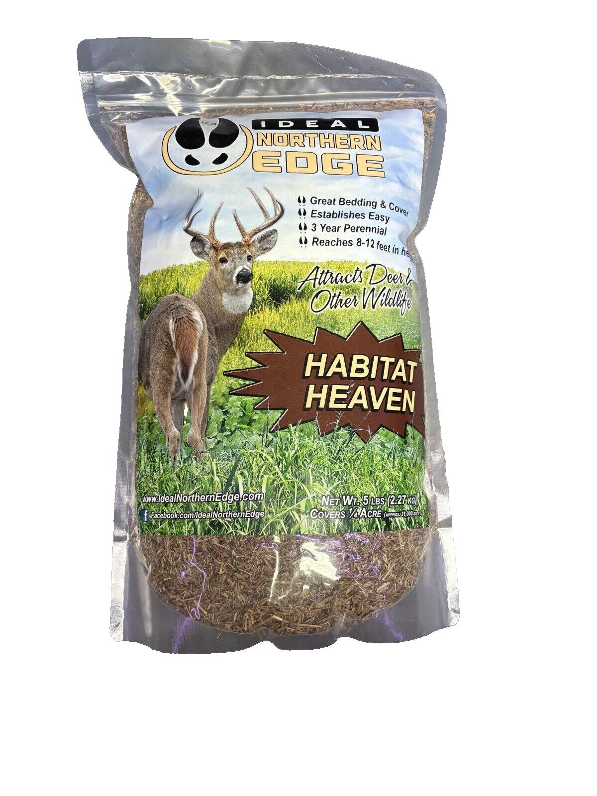 Ideal Northern Edge Habitat Heaven Deer Bedding & Cover Blend 5Lbs 423