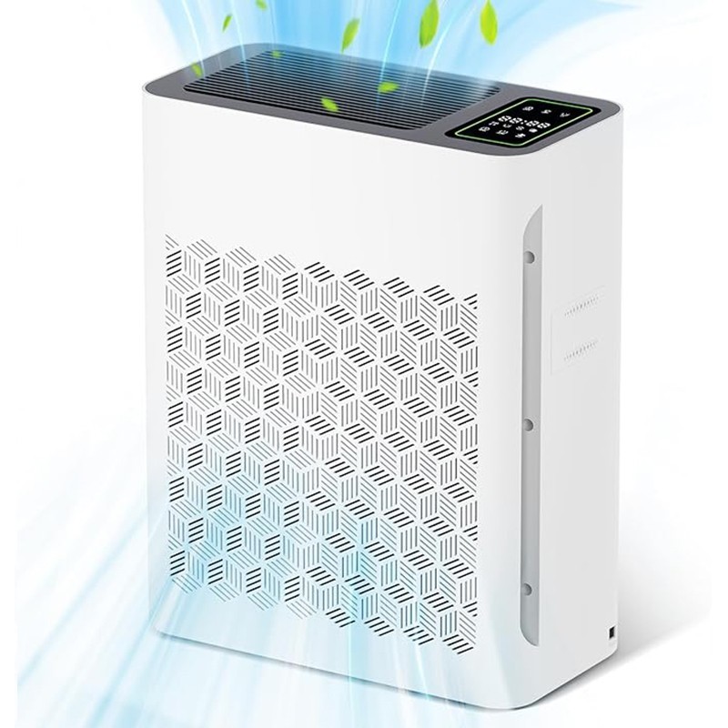 Home True HEPA Air Purifier Large Room Air Cleaner for Allergies Smoker Pet Hair