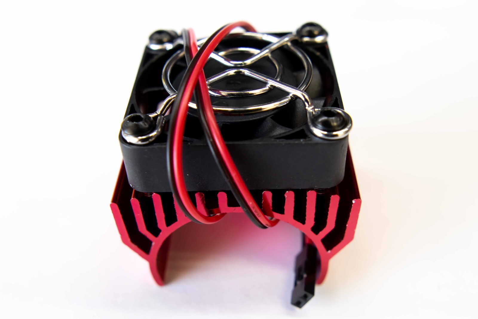High-Performance Red RC Motor Cooling Fan for Traxxas, Arrma & More