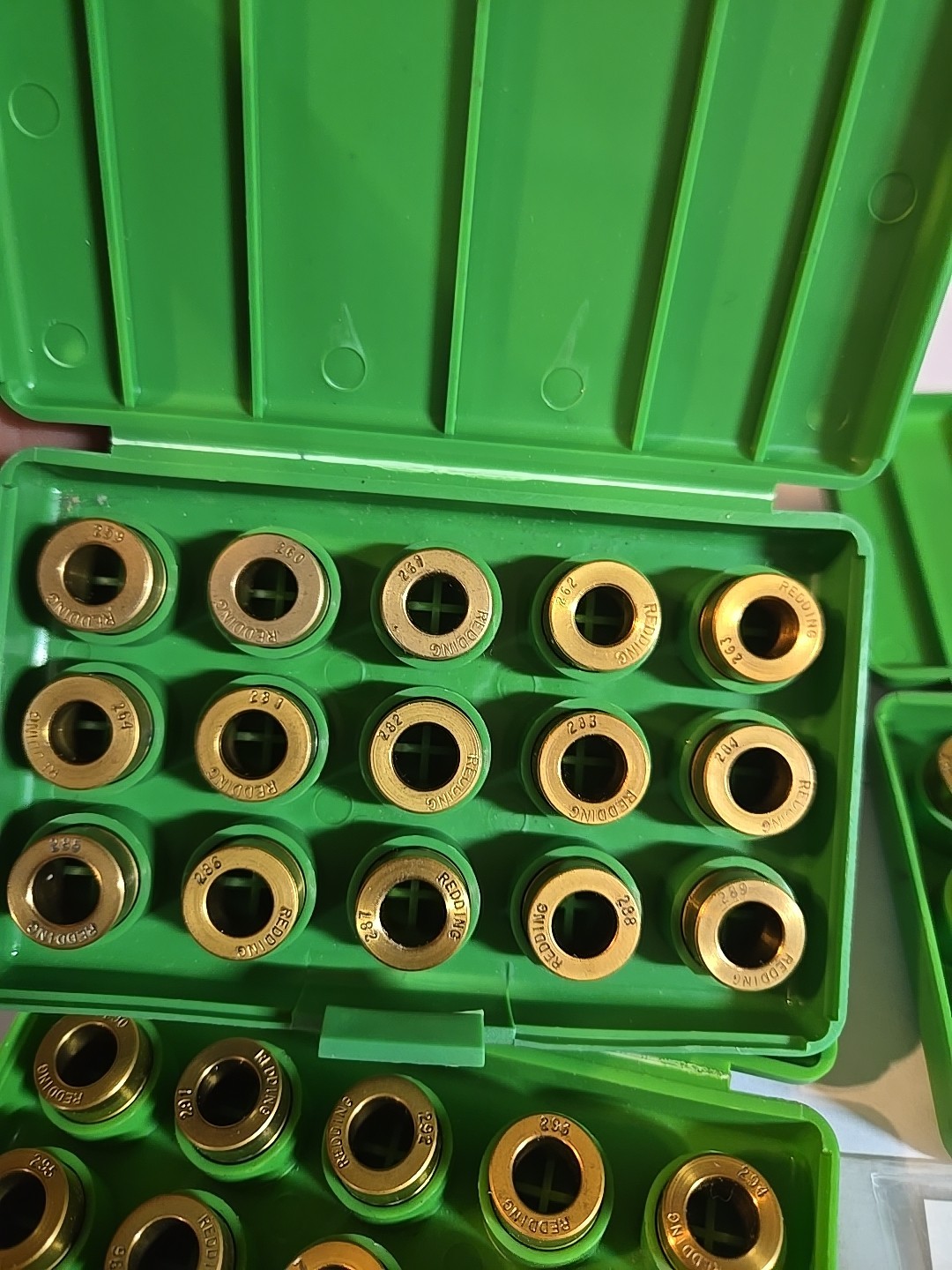 REDDING TITANIUM NITRIDE NECK SIZE BUSHING VARIOUS SIZES (SOLD INDIVIDUALLY)