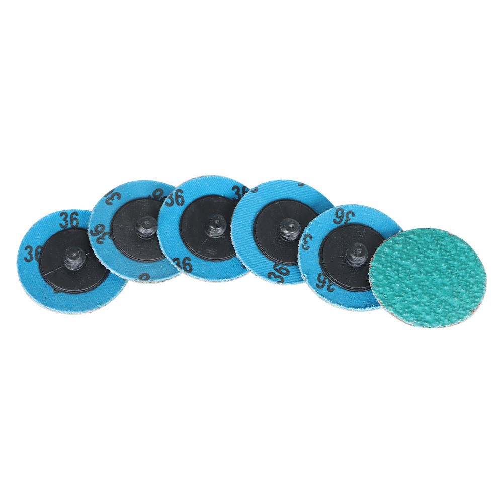 Zirconia + Grind Aid Quick Change Sanding Discs Type 25 Pcs 2" 36 Grit