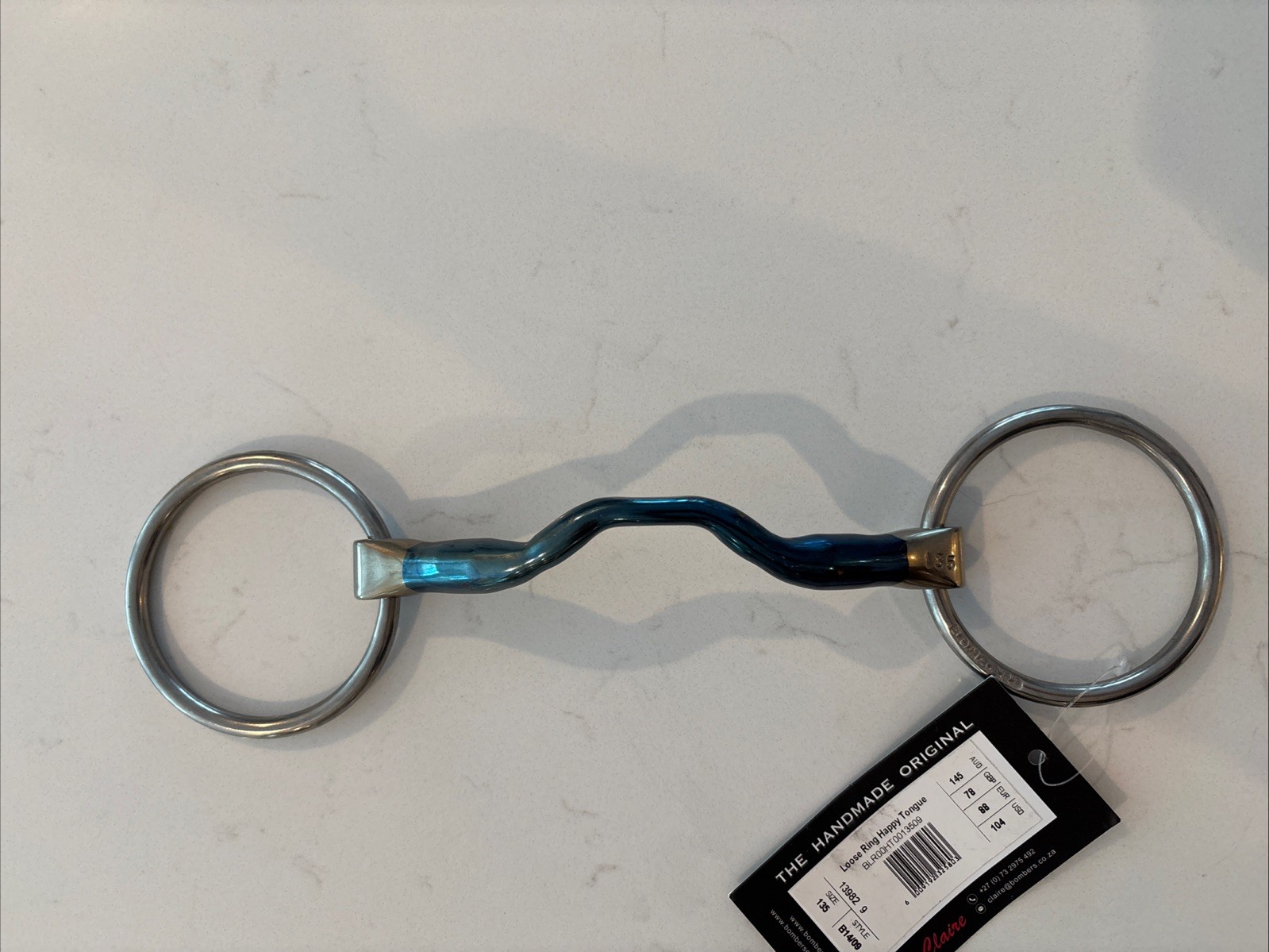 NEW Bombers Happy Tongue Loose Ring Bit 135, 5 1/4”