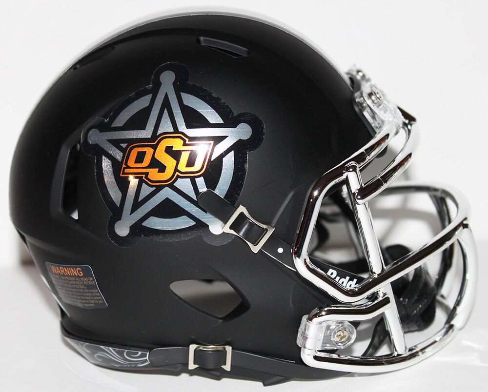 2016 Oklahoma State Cowboys Custom Riddell Mini Helmet v Texas