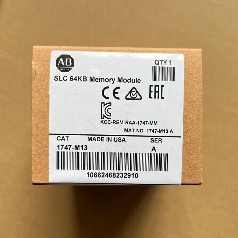 AB 1747M13 SER A SLC EEPROM Memory Module 1747-M13 NEW IN BOX US Free Tax