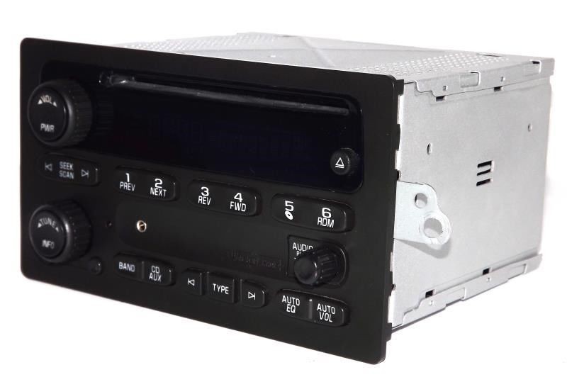 2005 Chevy Avalanche 1500 AMFM CD OEM Radio w Upgrade Aux MP3 Input RDS 15850275