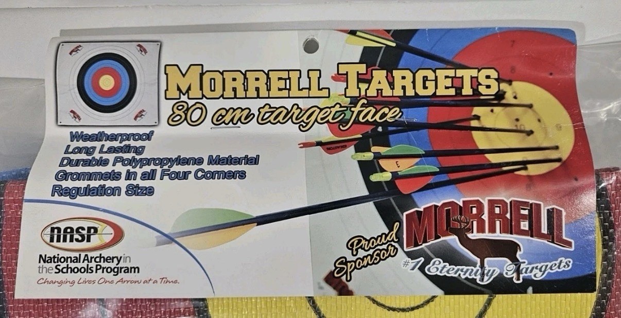 Morrell Targets Polypropylene Archery Target Face 80 CM. 42"x28"