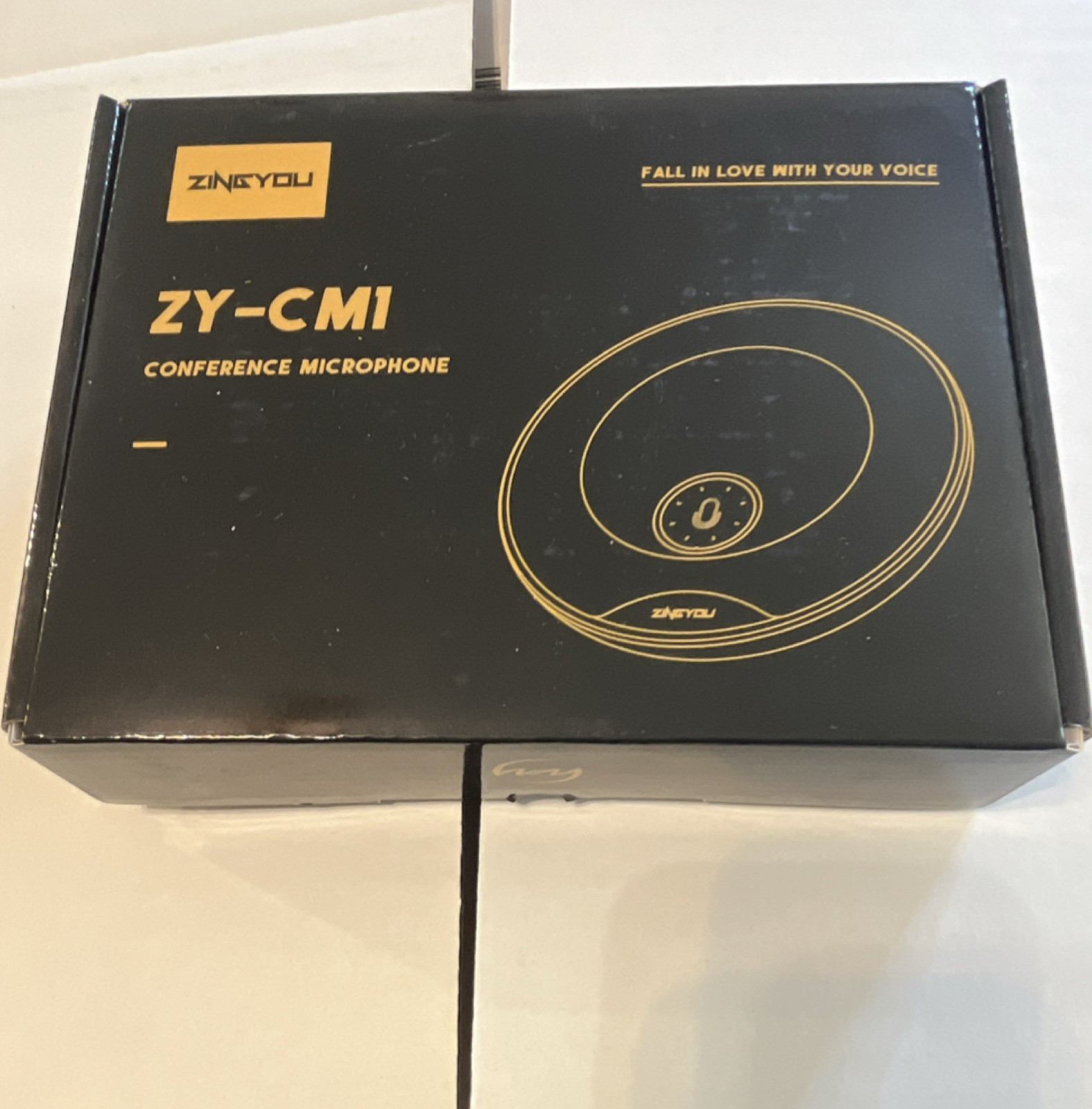 ZINGYOU ZY-CM1 USB Conference Microphone for Audio Conferencing, Black