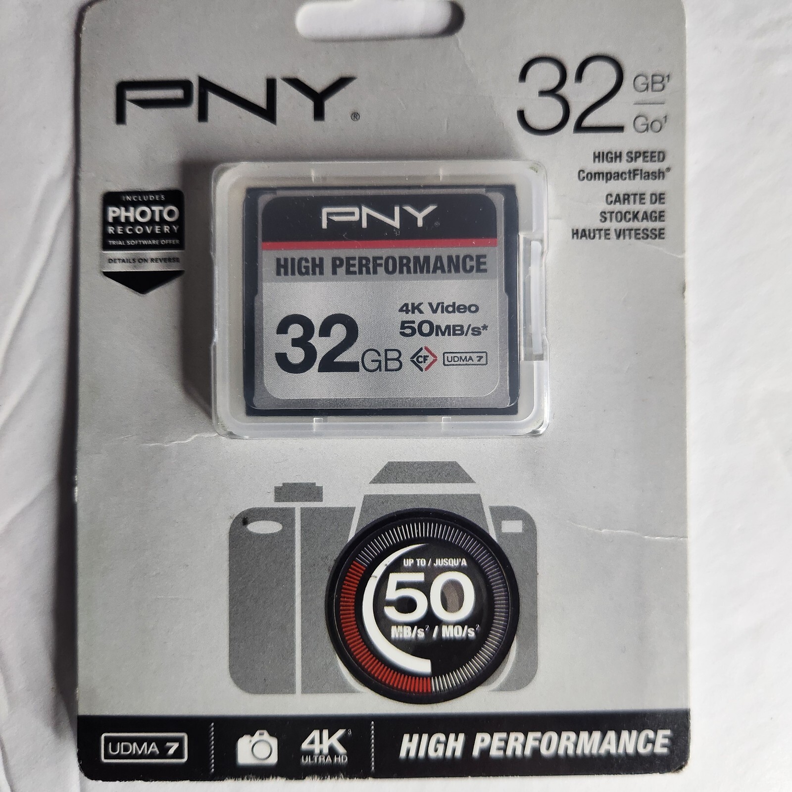 PNY 32gb High Performance Compact Flash Card P-cf32gu7-ge