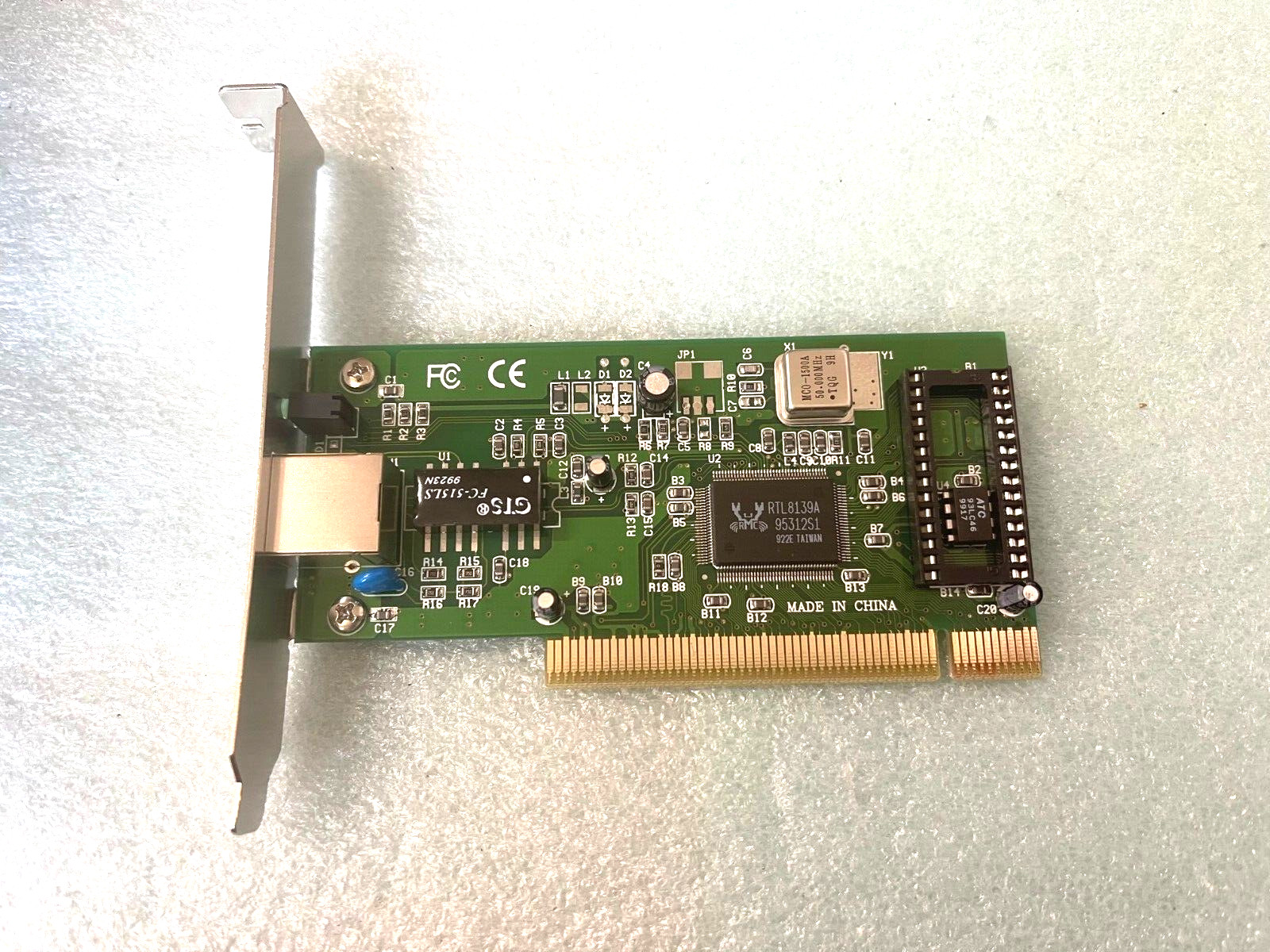 OEM DIRECT ACER AOPEN AON-301B PCI RJ45 ETHERNET CONTROLLER CARD RM2-LAN19