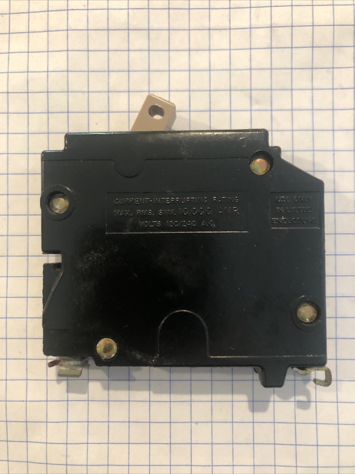 1- CUTLER HAMMER CH115, 15A, 120V, 1P, Circuit Breaker NEW OLD STOCK