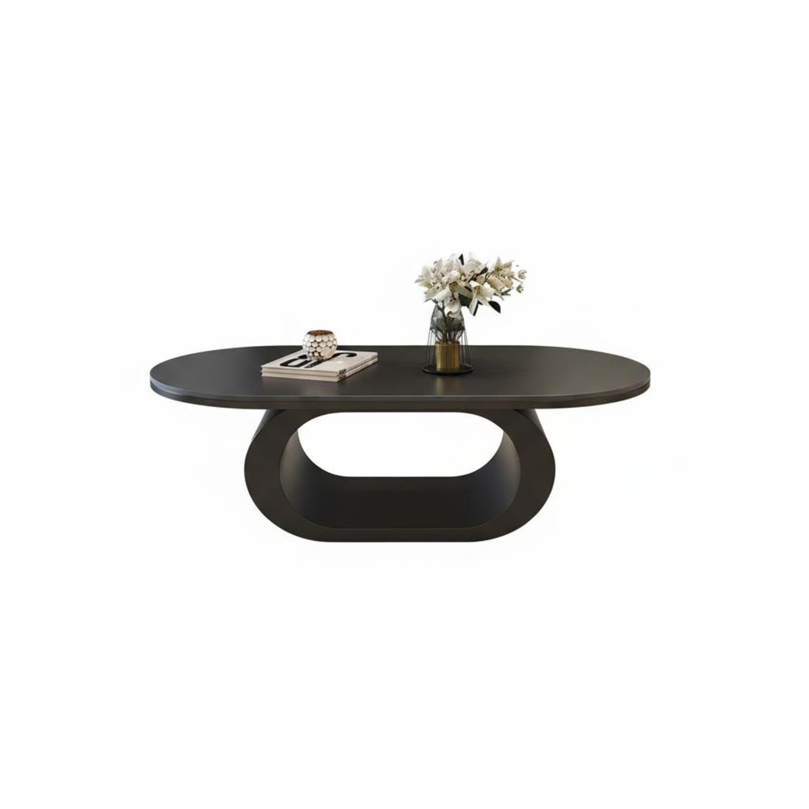 2 Pieces Nesting Coffee Table Set Modern Design Household Furniture Space