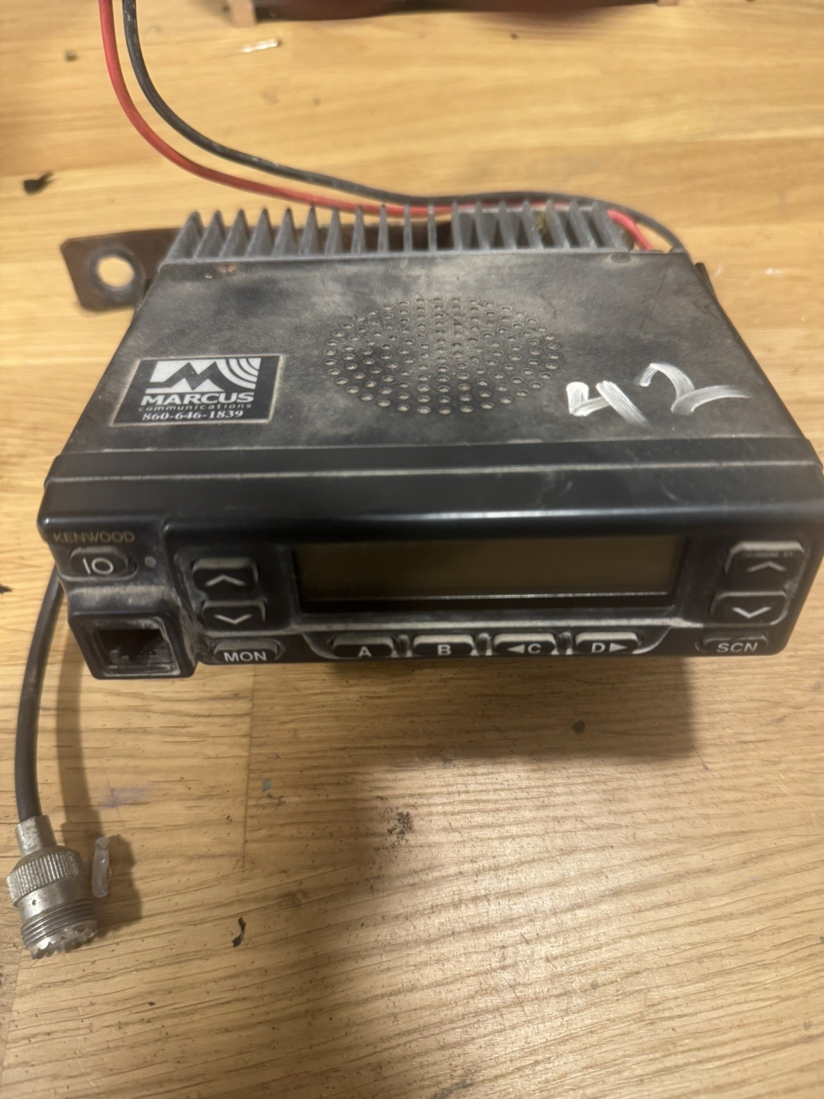 Kenwood TK-880-1 ver2 UHF FM Mobile Radio 450-490mhz Great for GMRS