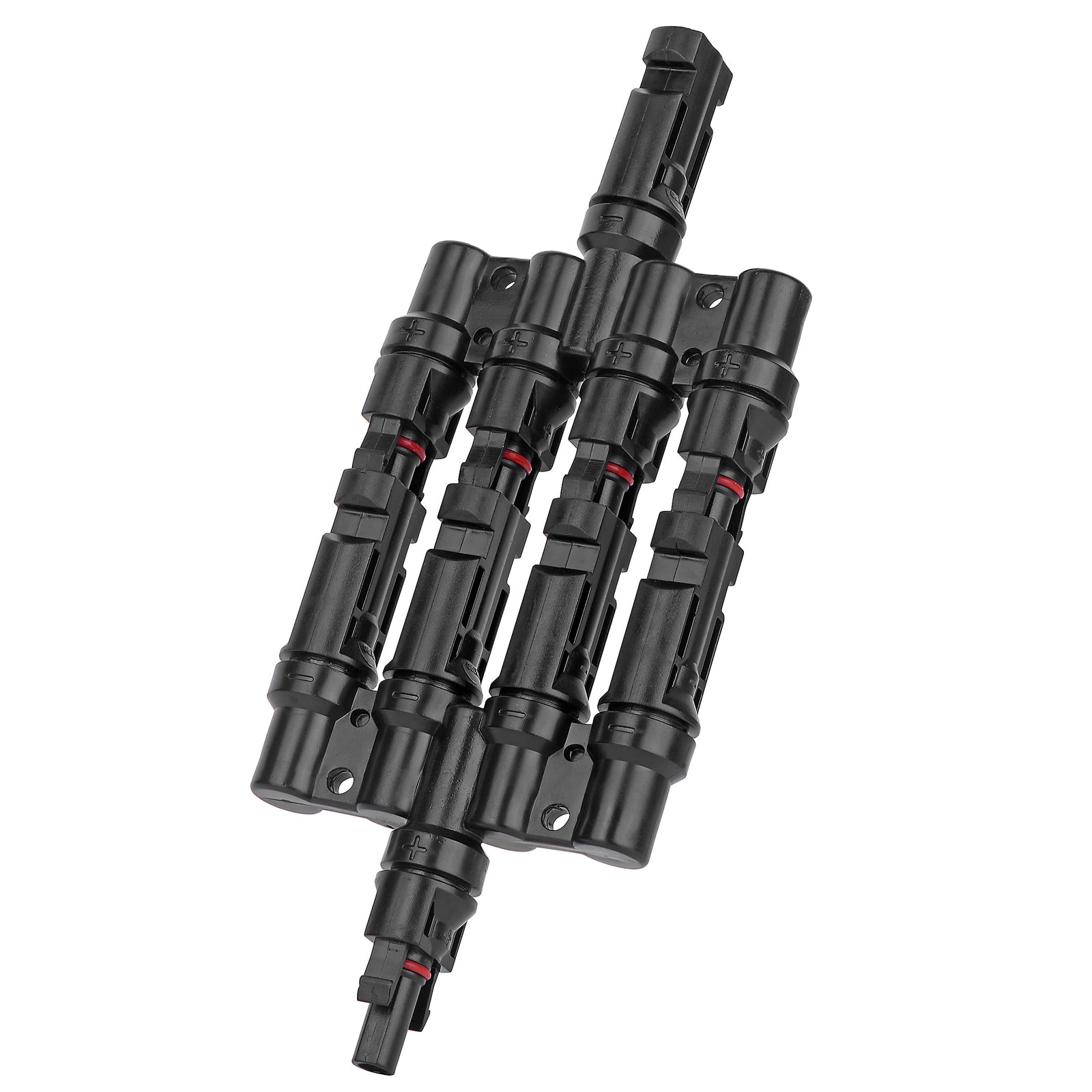 Solar Panel Connector 4 Way Branch MMMF/FFFM - DIY Mount Tool Solar Parallel ...