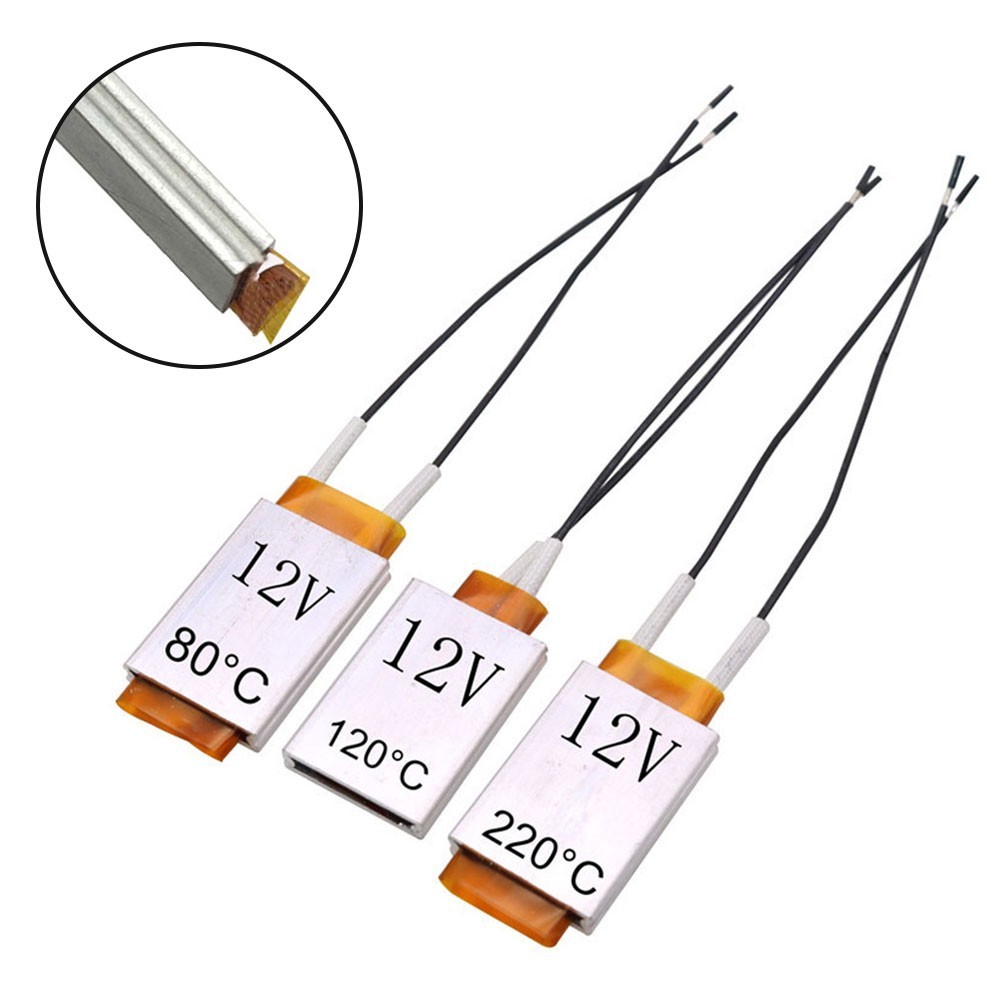 PTC Heater Plate 12V Constant Temperature Element Thermostat Heating Tablet