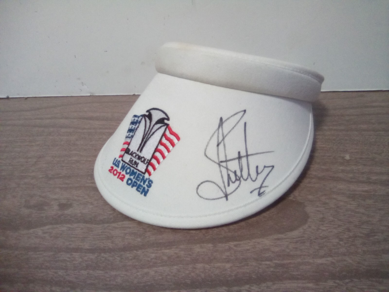 Kate Lord Blackwolf Run US Women's 2012 Open Visor Golf tournament  Autographed