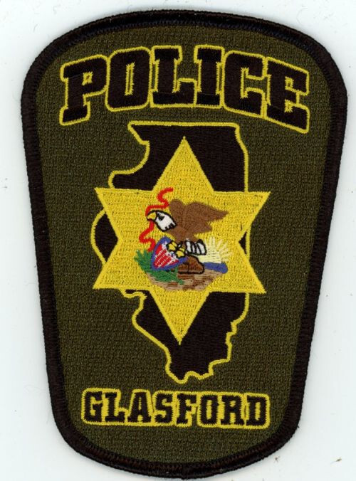 ILLINOIS IL GLASFORD POLICE NICE SHOULDER PATCH SHERIFF