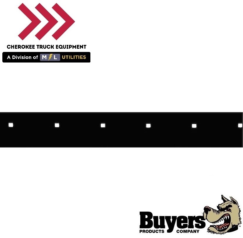 Buyers Products 1301215, SAM 3/8 x 6 x 90" High Carbon Steel Cutting Edge to