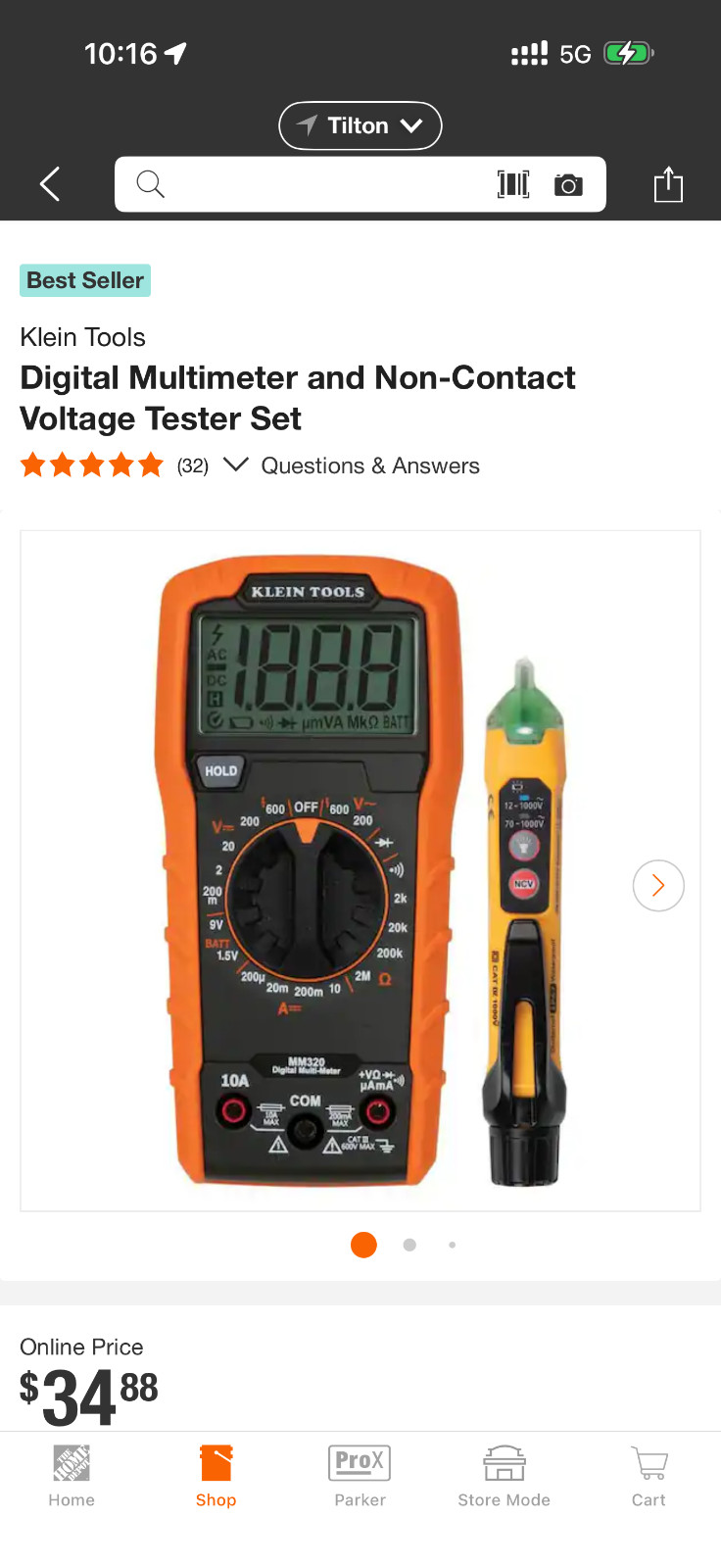Klein Tools Electrical Test Kit # 25kit1