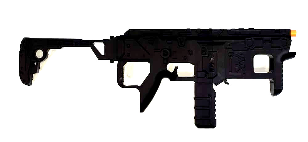 Replica Call of Duty Black OPs MX9 Gun Prop 1:1 Scale Full Size 3D Printed Black