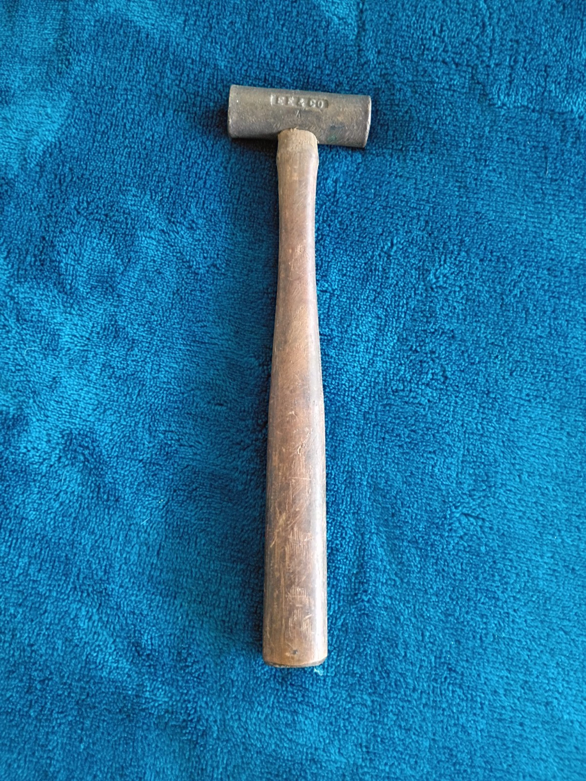 Vintage EE & Co. Brass Jewelers Machinist Gunsmith Mini 3 oz Hammer.