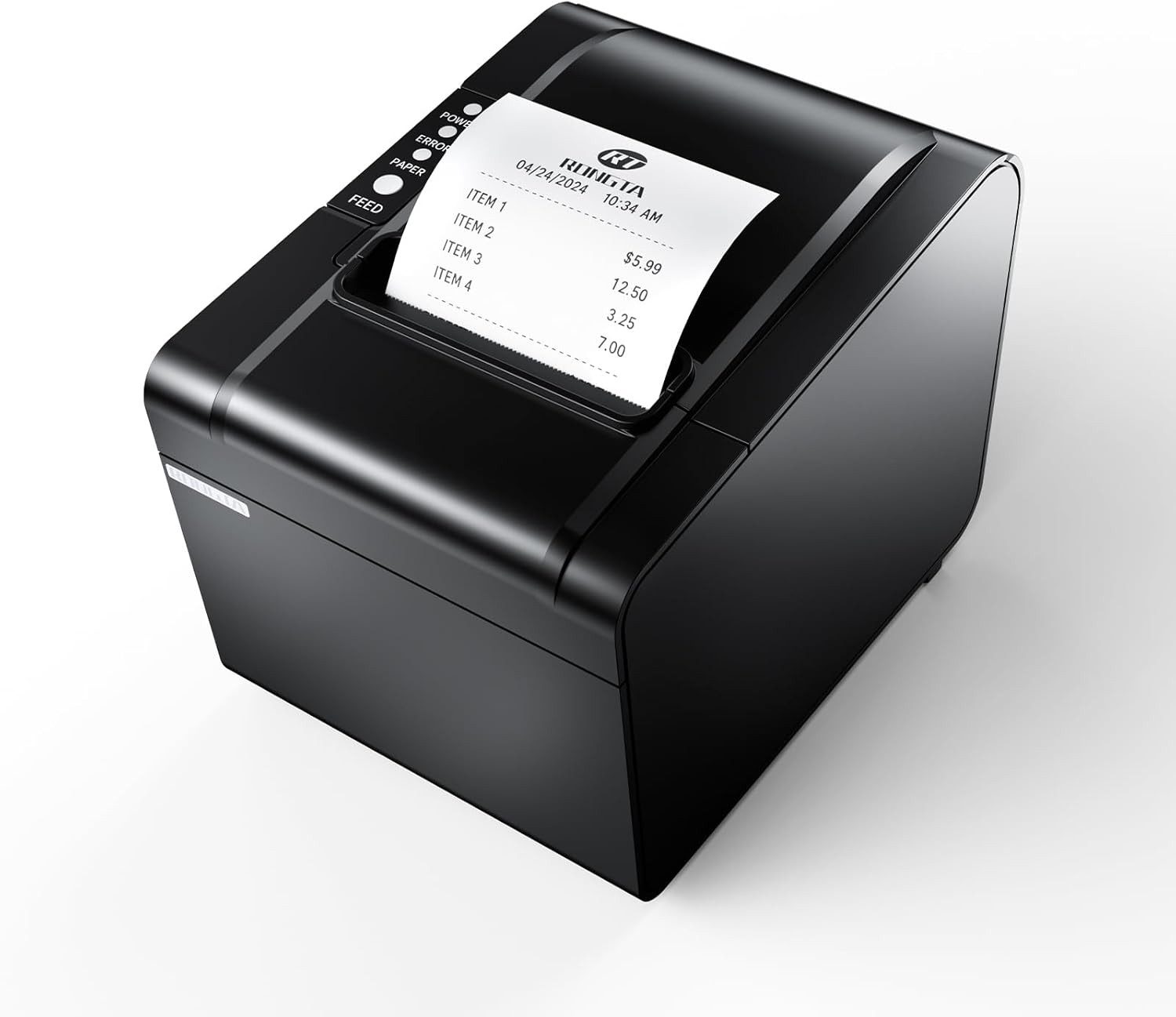 80mm USB Thermal Receipt Printer with Auto Cutter for Windows/Mac/Linux