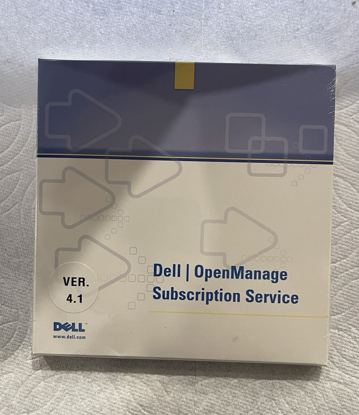 Dell OpenManage Subscription Service Ver. 4.1 NEW Sealed 900-32-41