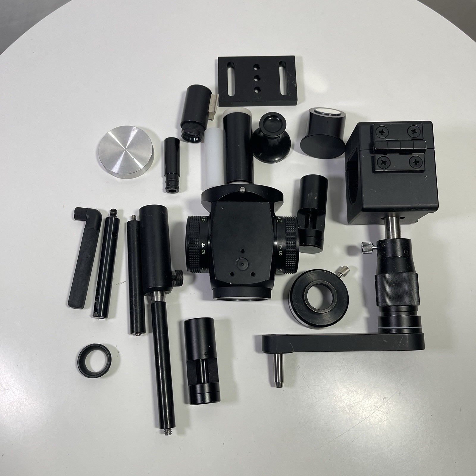 NIDEK Stereoscope Parts Lot Found Untested Microscope Pieces